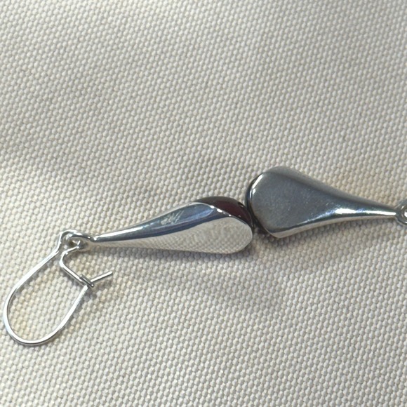 Sterling Silver 925 Red Cherry Amber Teardrop Drop Earrings Leverback Dangle - Picture 5 of 13